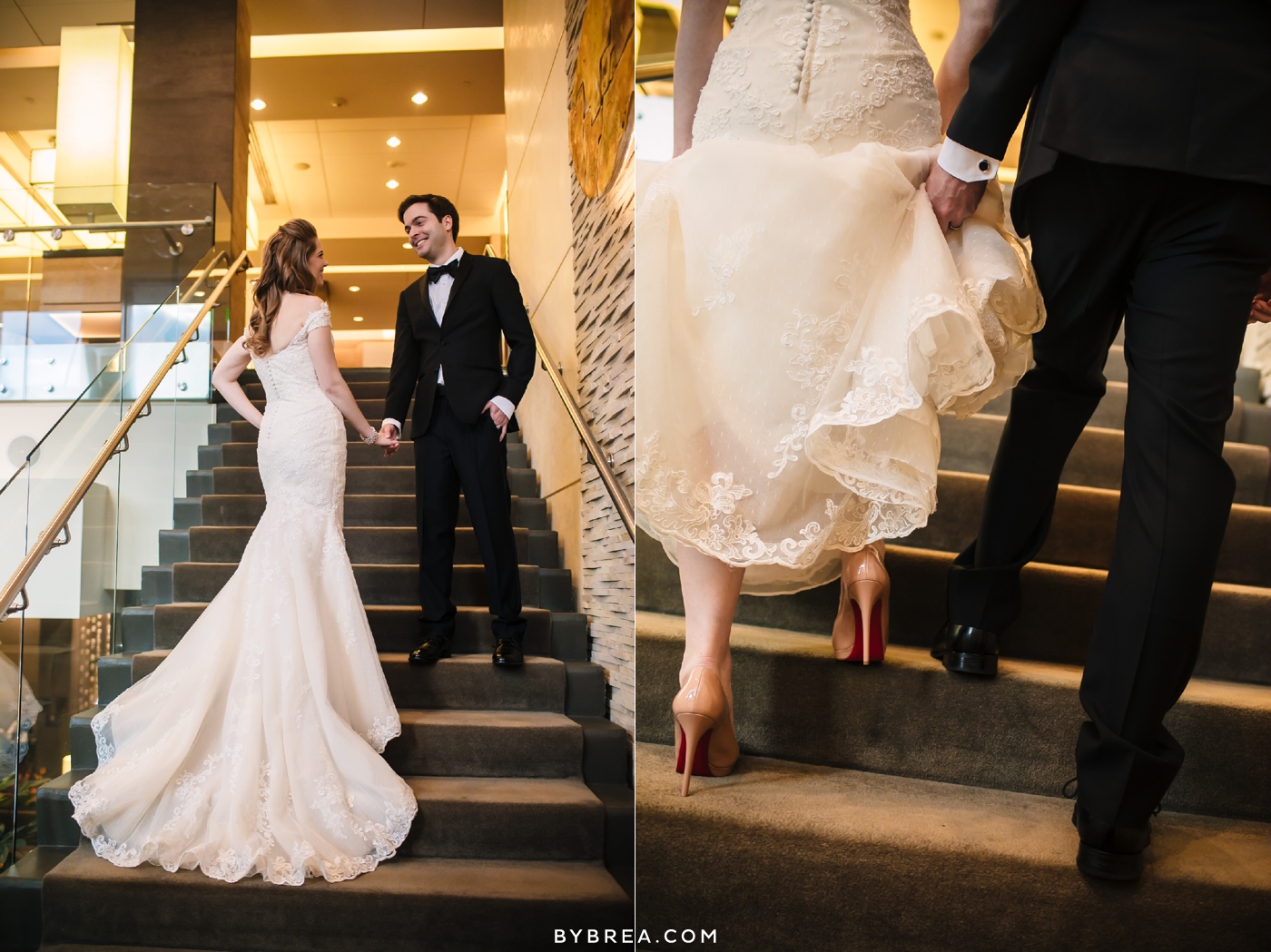 Hotel at Arundel Preserve wedding photo dress from Bridals by Elena and Louboutins