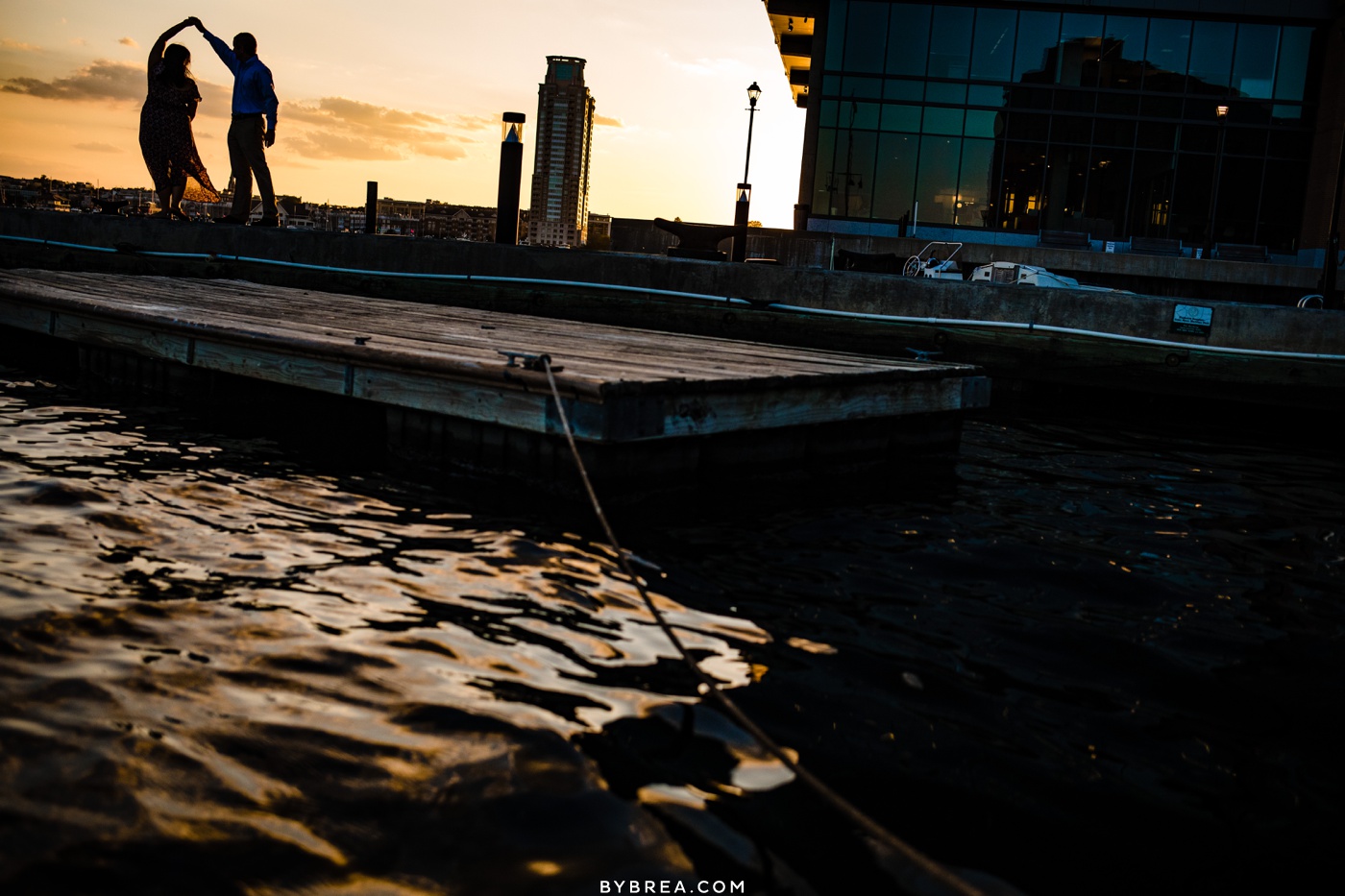 Fells point engagement photos