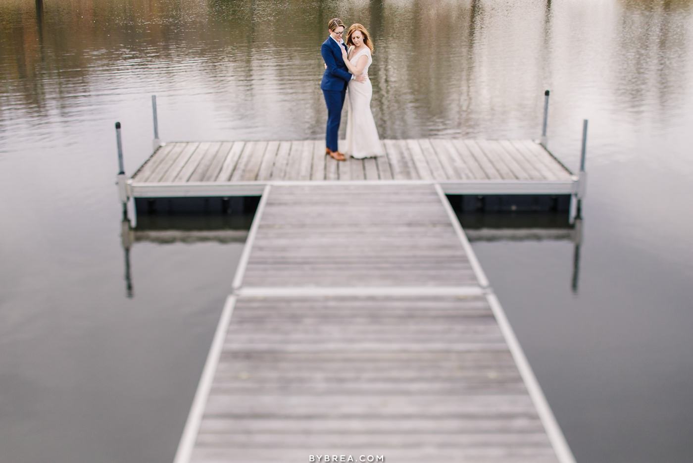 Portraits LGBTQ wedding at Tusculum Farms Baltimore wedding