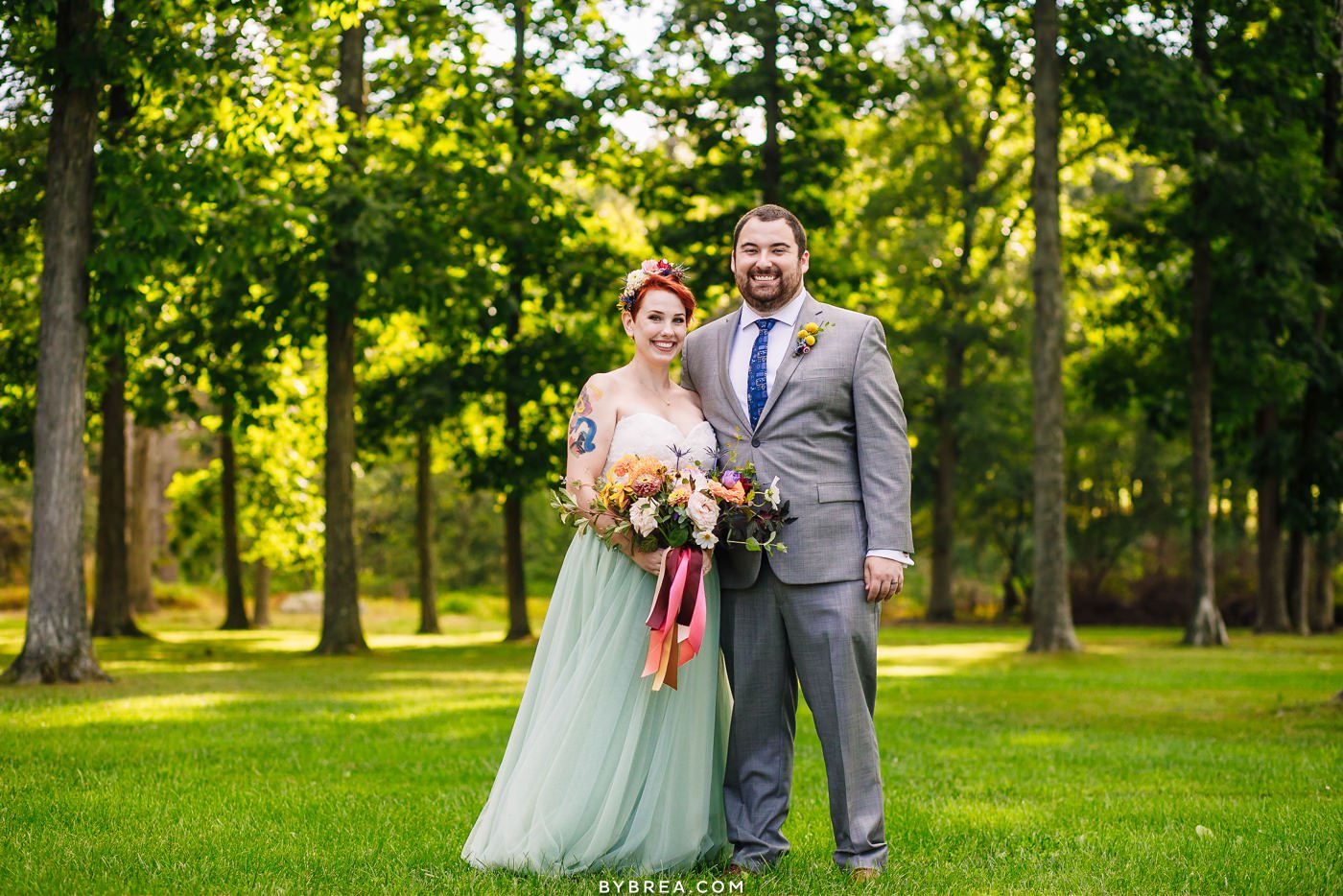 Caboose Farm wedding photo at clearing