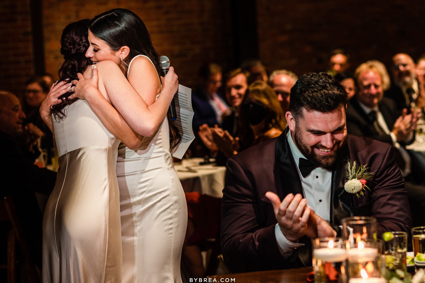 Speeches during wedding at the Assembly Room