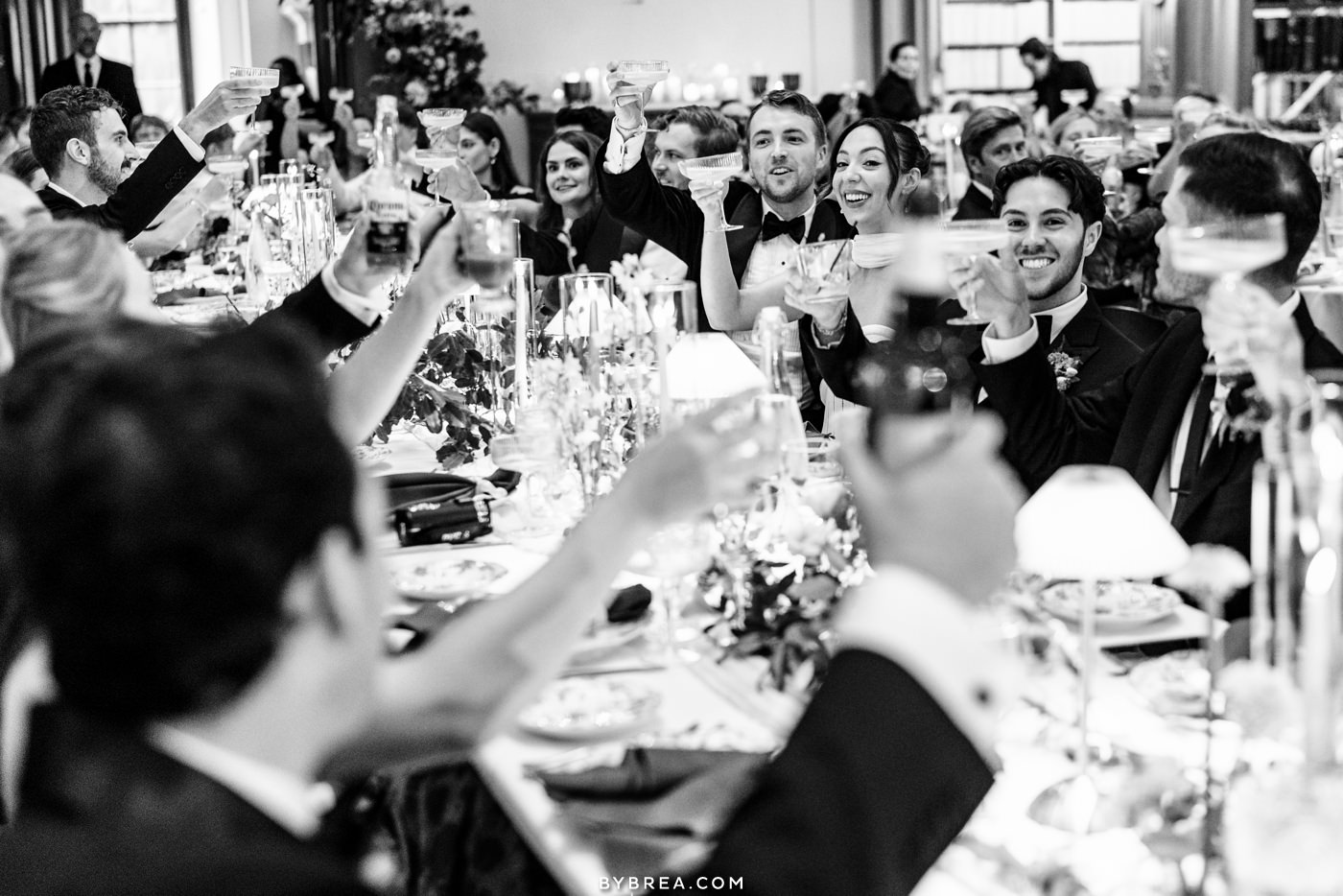 Peabody Library wedding photos by Photography by Brea