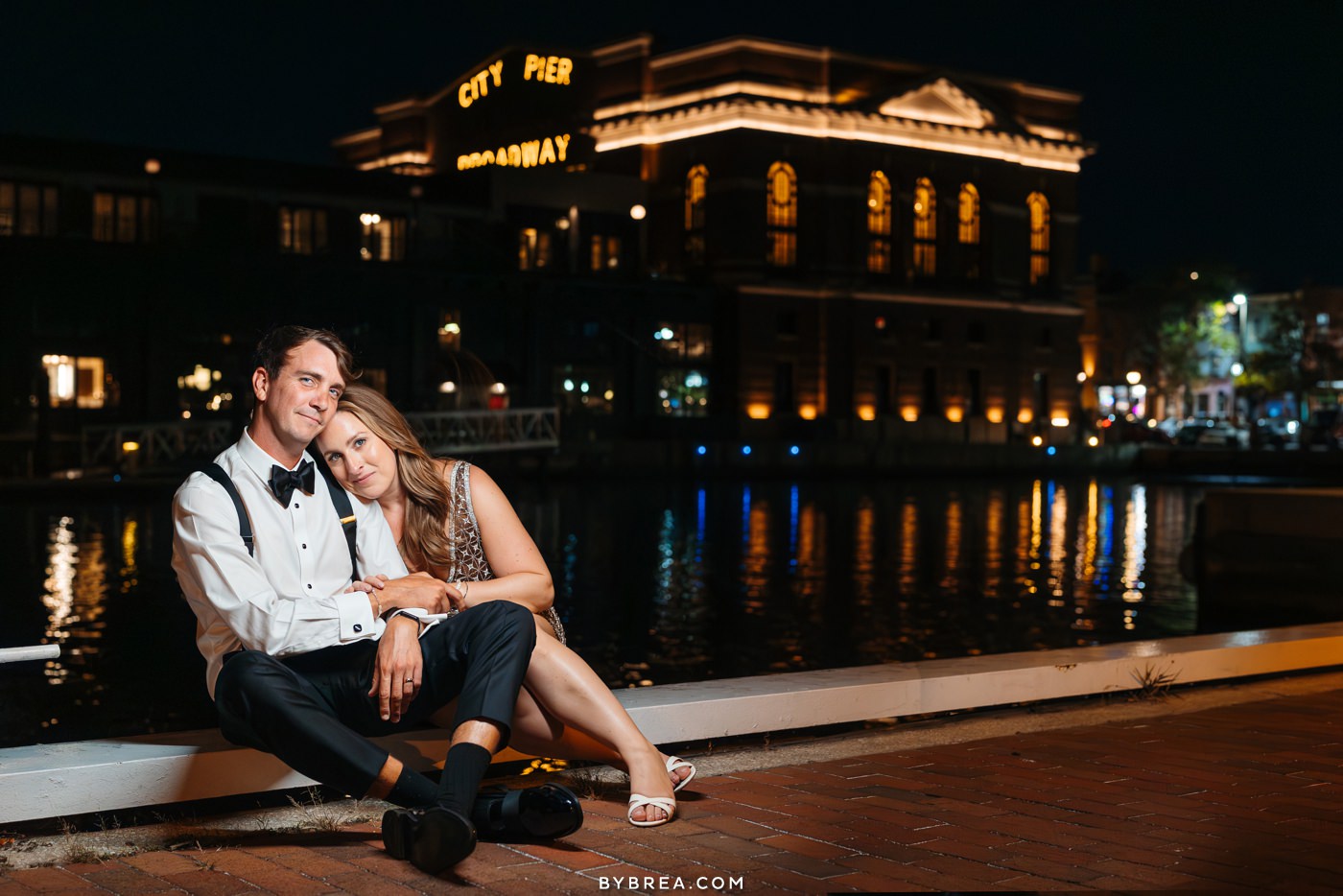 End of night shot with Bride and groom at Sagamore Pendry