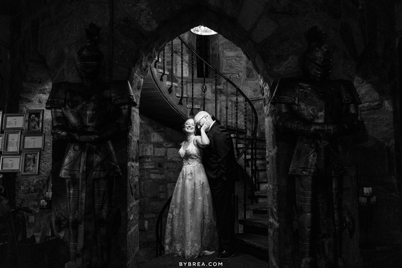 Cloisters Castle Wedding Portrait